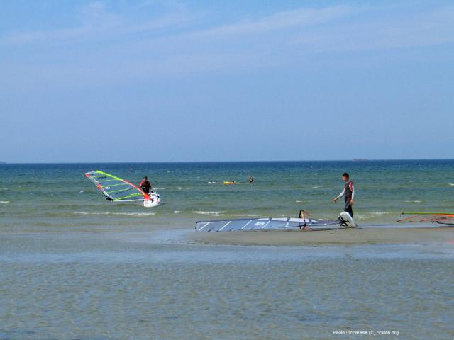 Surfers at Pirita beach