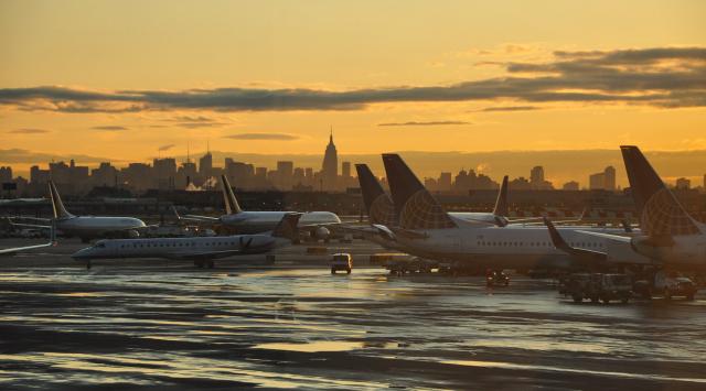 View from Newark Airport by Paolo Ciccarese