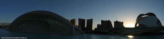 City of Arts and Sciences Sunset
