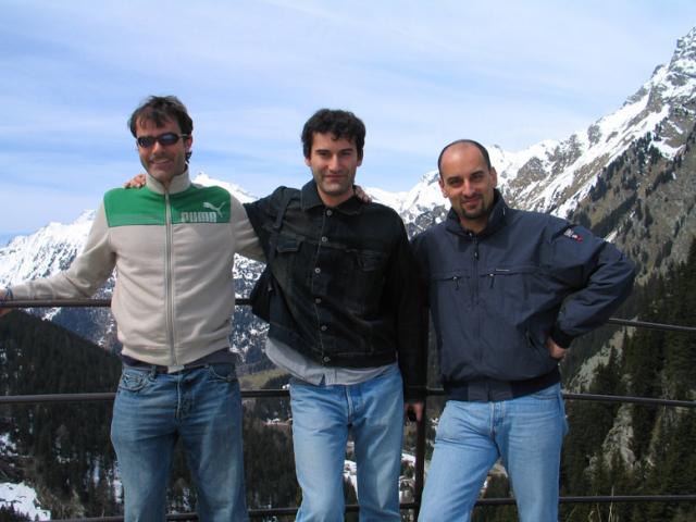 Paolo Ciccarese, Emanuele Ciccarese and Andrea Bercelli