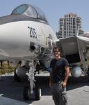 Paolo with F-14 Tomcat