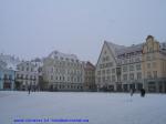 Town Hall Square with snow