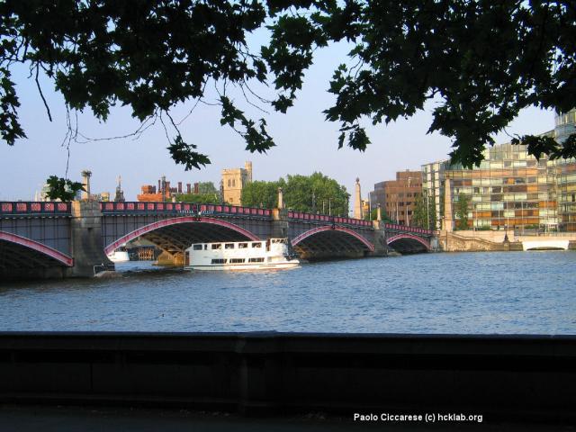 Walking by the river